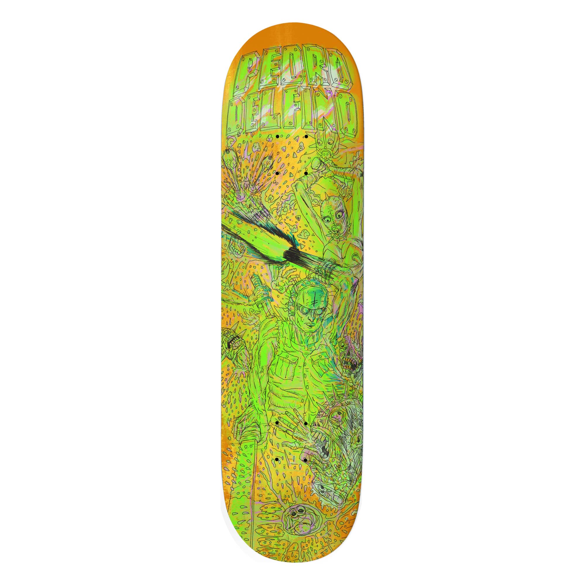 DEATHWISH Deck DYSTOPIA PD 8.5, orange 8.5
