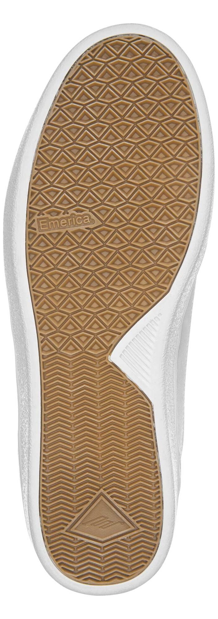 EMERICA Shoe GAMMA whi/gre/gum, white/green/gum 11½