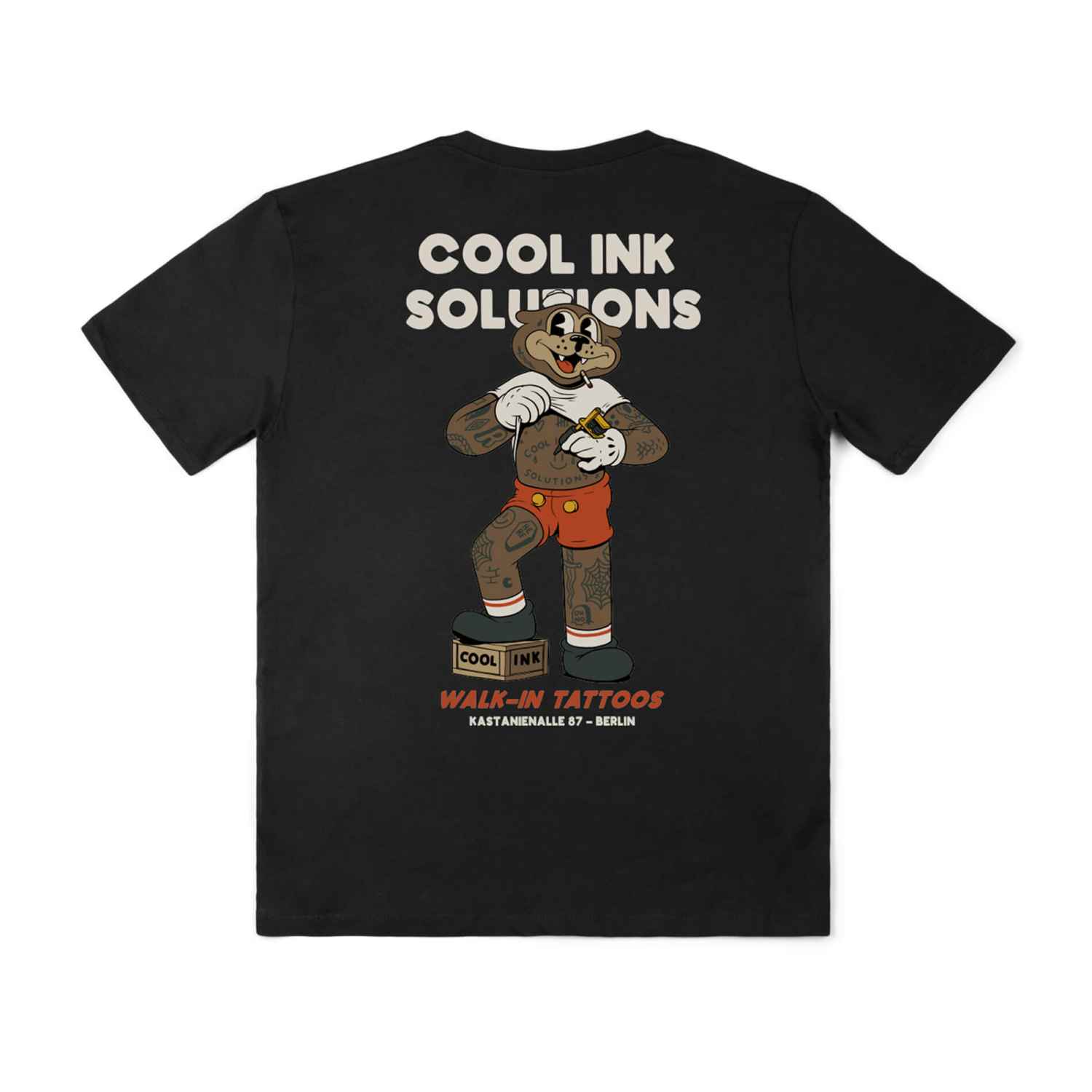 The Dudes Walking Tattoo T-Shirt - black S