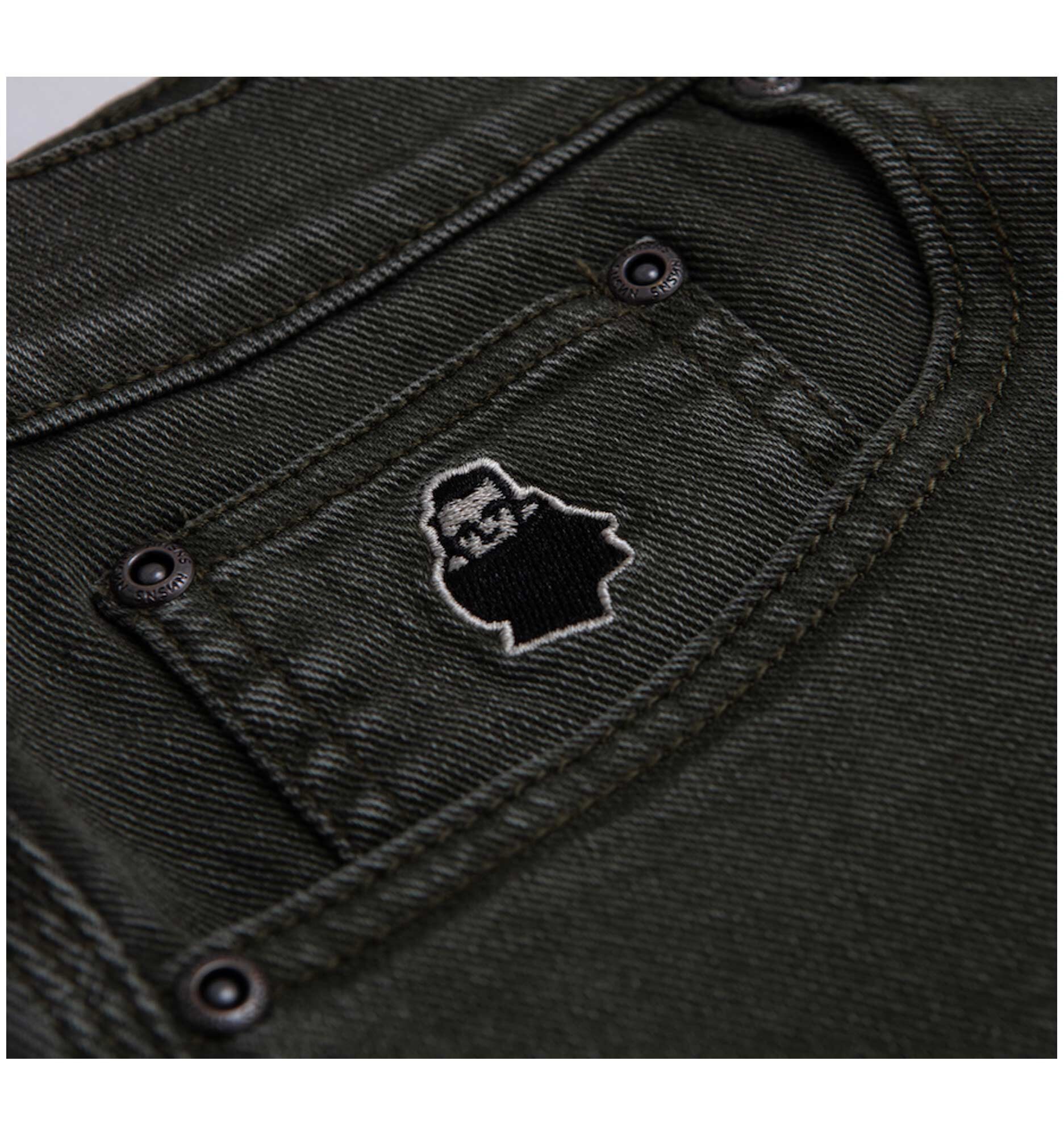 NNSNS Pant BIGGERFOOT SUPERSTRETCH CANVAS forest green NNSNS Pant BIGGERFOOT SUPERSTRETCH CANVAS, forest green 34/32