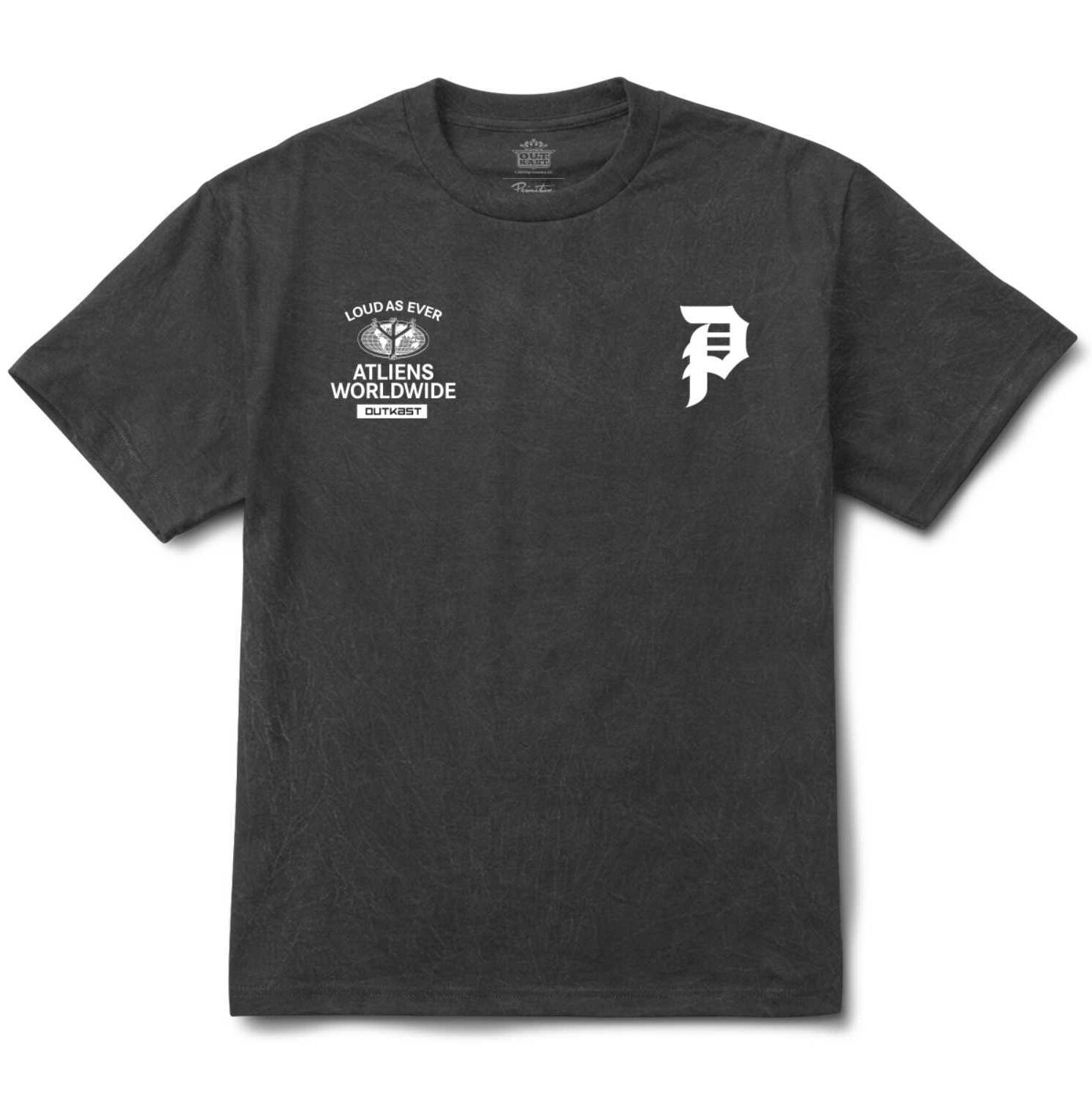 papho2431-blk-1 Primitive Glow HW T-Shirt - black