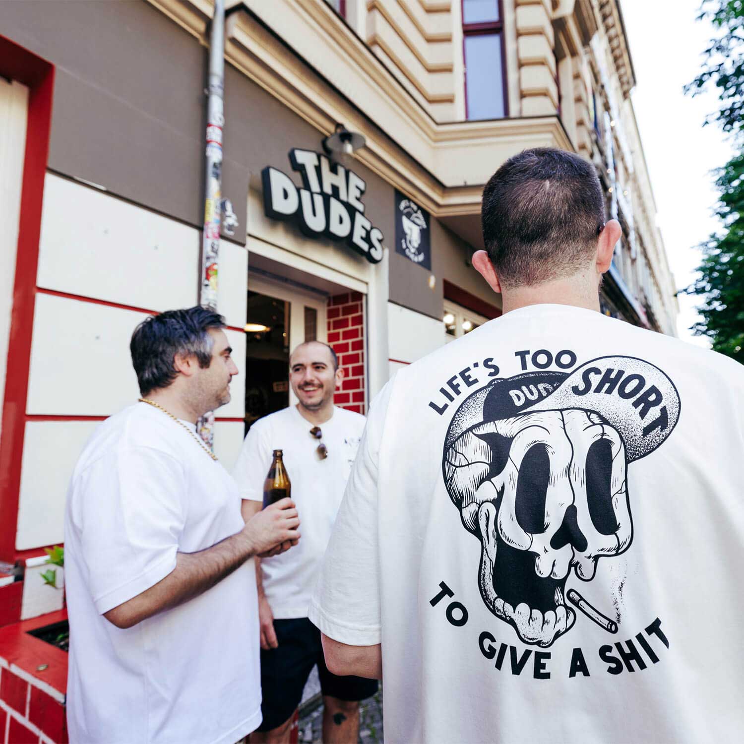 The Dudes Too Short Smokes T-Shirt - off-white XXXL