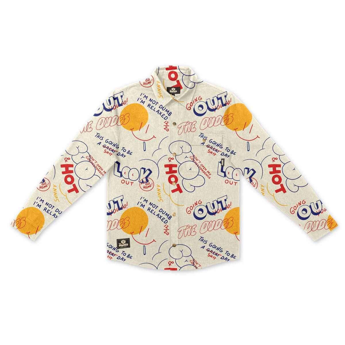 The Dudes Hot & Cool Overshirt Chuck Premium - multicolor The Dudes Hot & Cool Overshirt Chuck Premium - multicolor XXXL