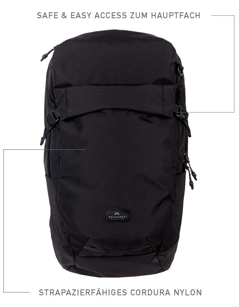 Doughnut Astir Rucksack - black Doughnut Astir Rucksack - black