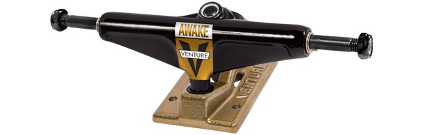 Venture Truck 5.0 Low OG Awake schwarz gold