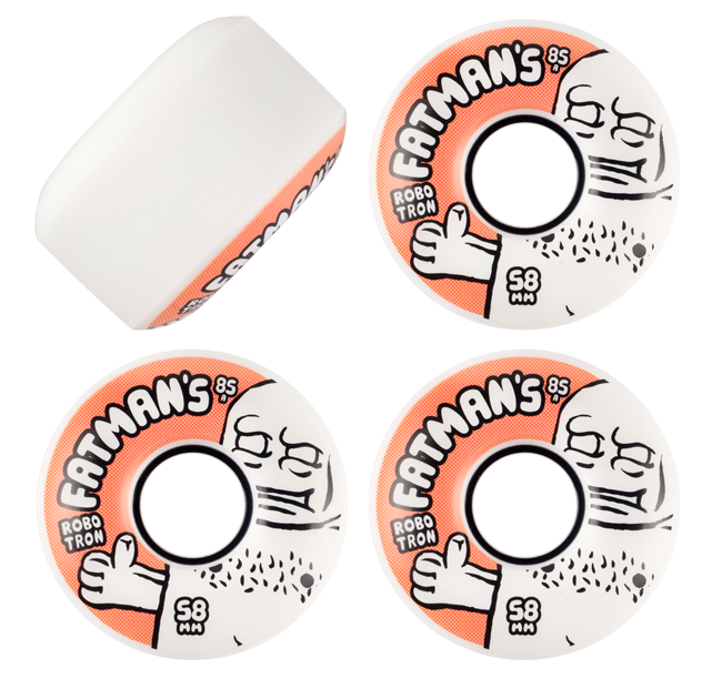 Robotron Skateboard Wheels Fatman Cruiser 58mm