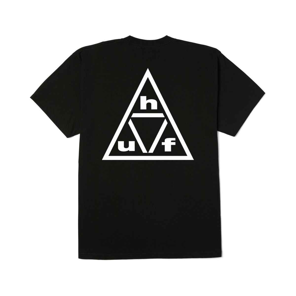 ts02759-bkwht-1 HUF Triple Triangle T-Shirts - black/white XXL