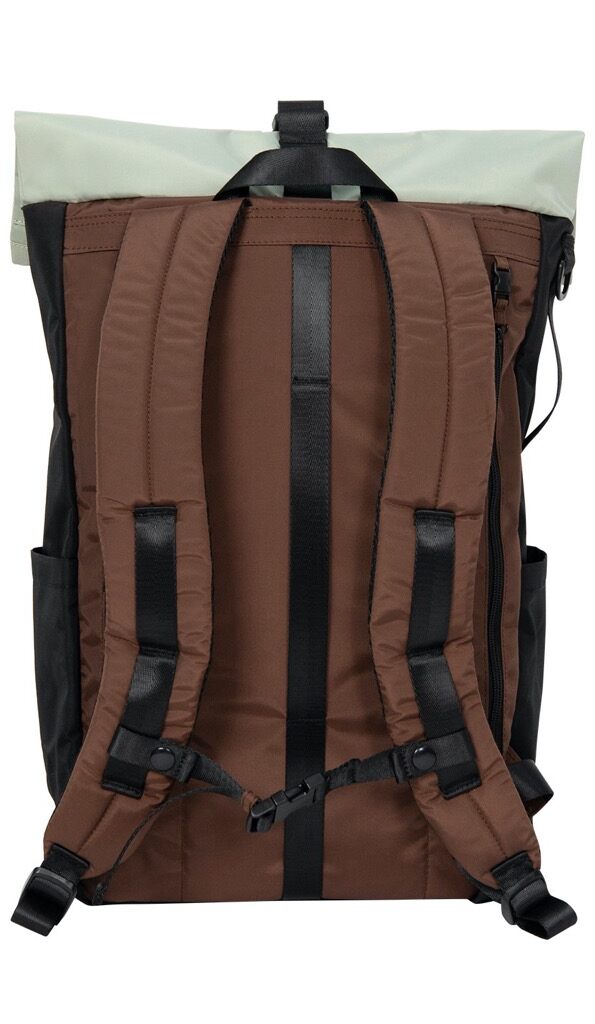 Doughnut Jetpack Go Wild Series Rolltop Rucksack - grey x brown Doughnut Jetpack Go Wild Series Rolltop Rucksack - grey x brown