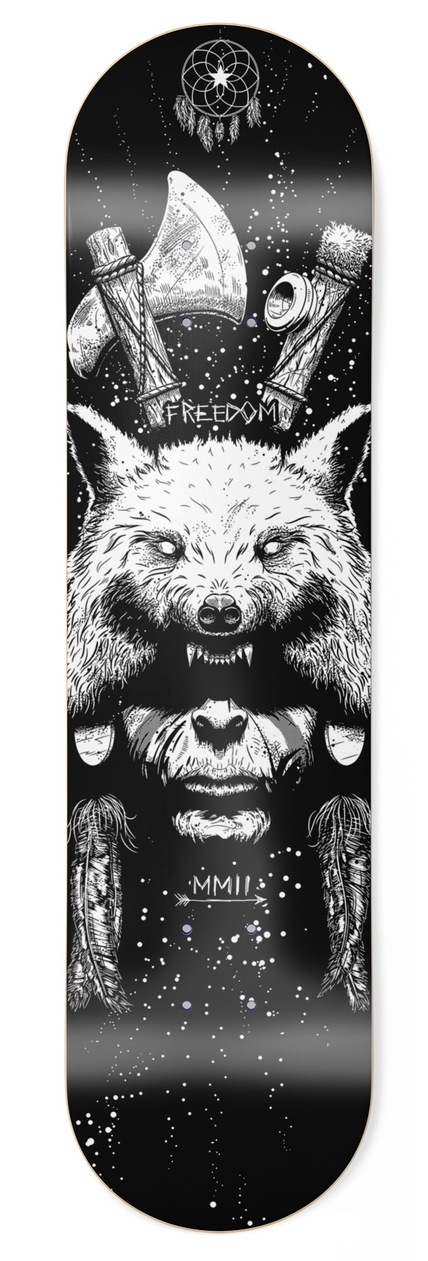 Freedom Shaman Skateboard Deck 8.75