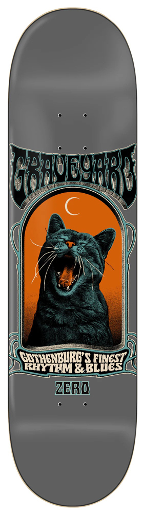Zero Skateboard Deck x Graveyard Screaming Cat 8,50
