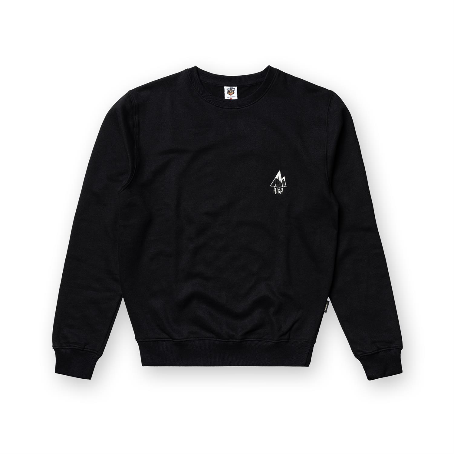The Dudes High Pullover - black XXXL