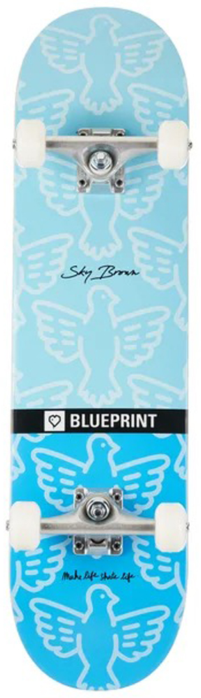 Blueprint Komplettboard Brown Bird Blue 7,75