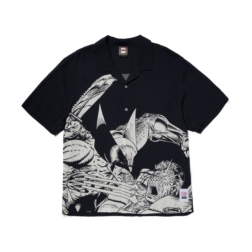 HUF Future Clash Resort Shirt - black XXL