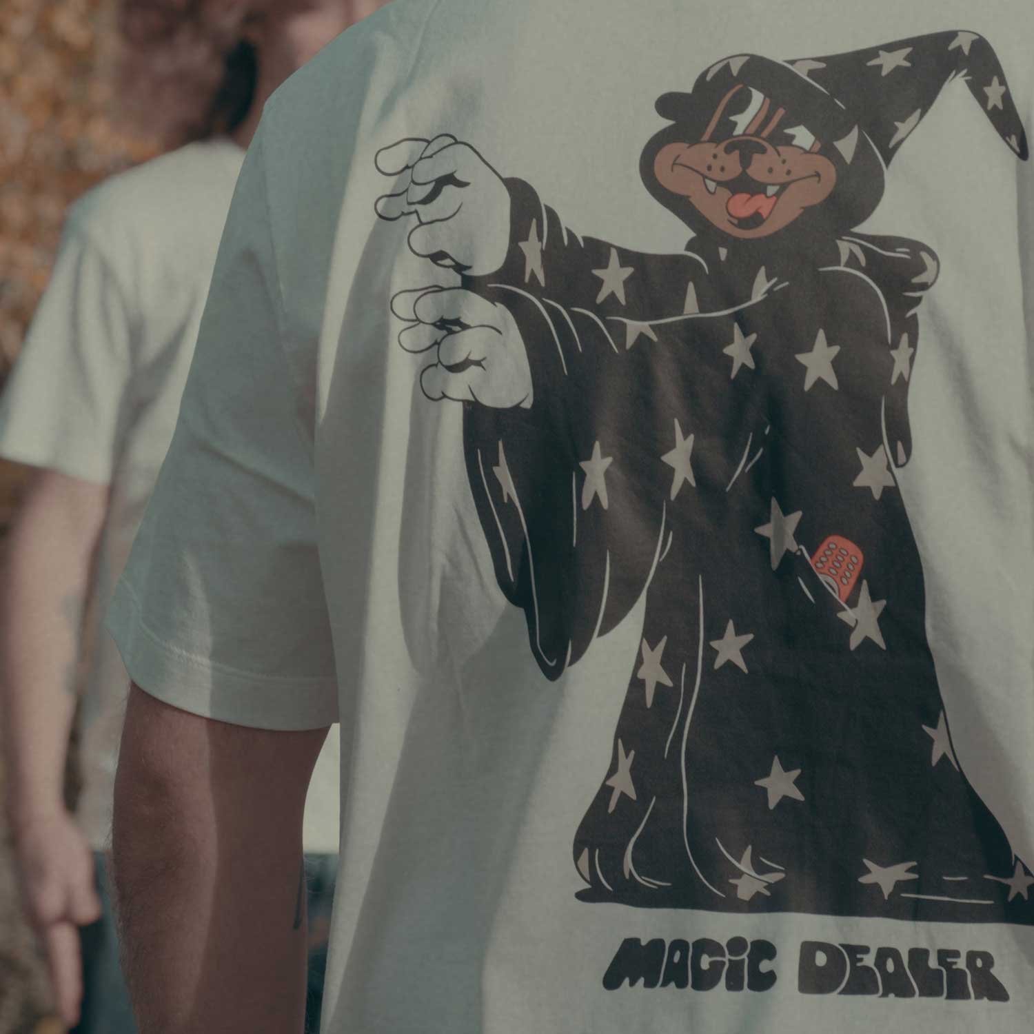 The Dudes Magic Dealer Premium T-Shirt - off-white XXXL