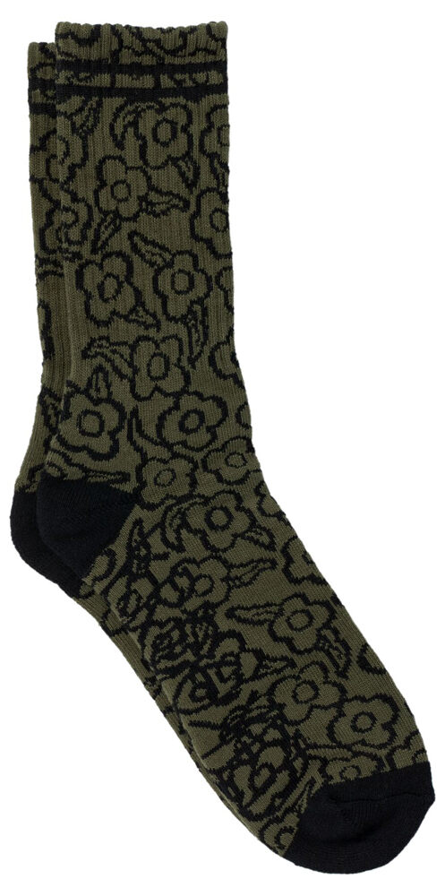 Socken Krooked Multi Flowers Socken Krooked Multi Flowers