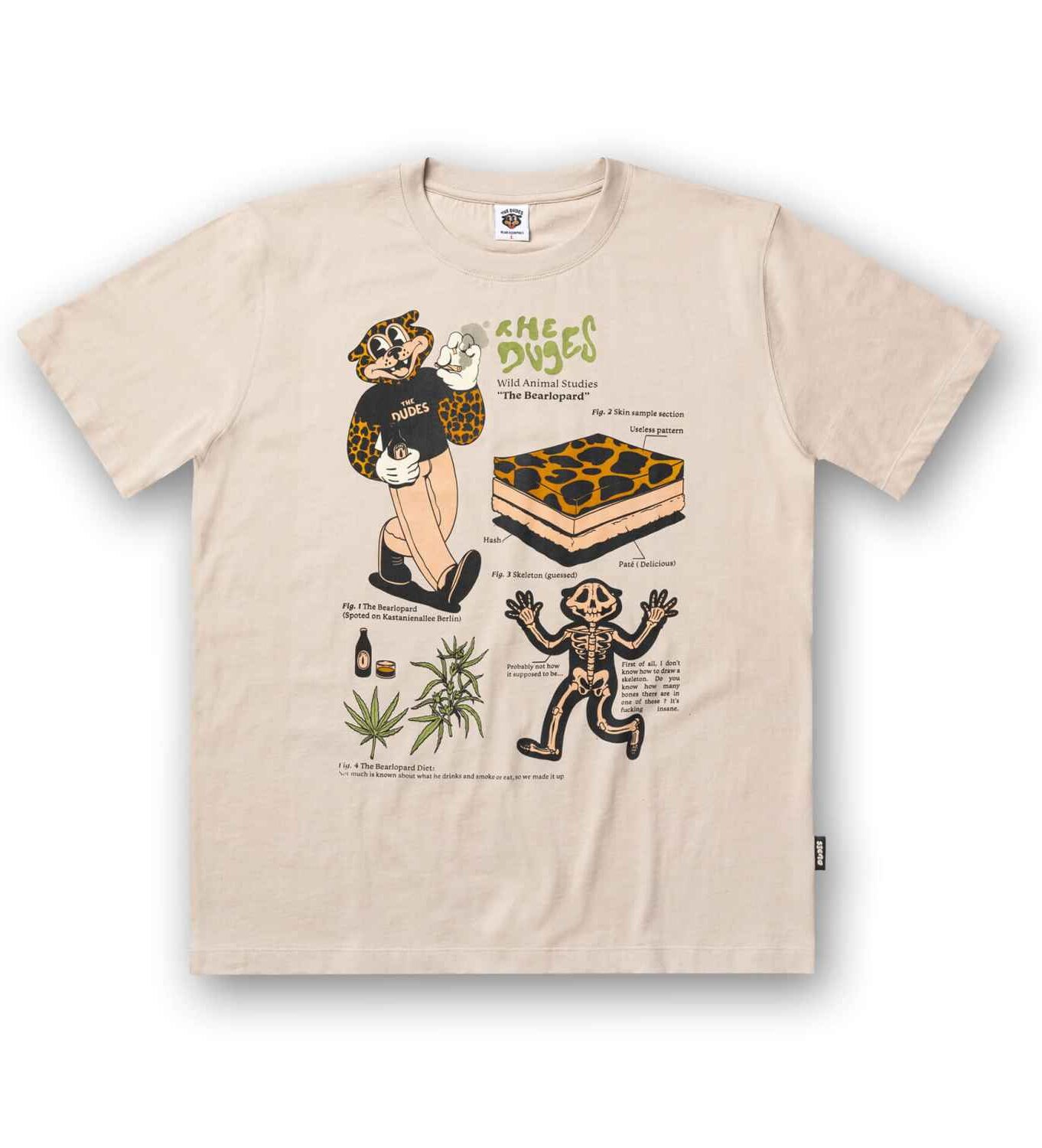 The Dudes Bearlopard T-Shirt - desert dust XXXL