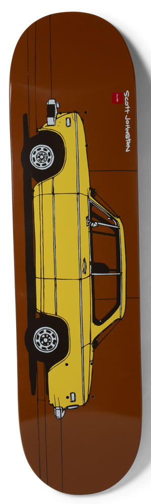 Chocolate Skateboard Deck Johnston Beamer Reissue 8,25