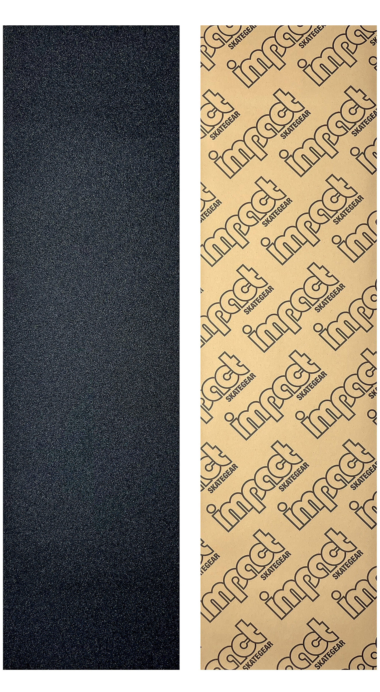 Impact Skateboard Griptape black perforated 9"