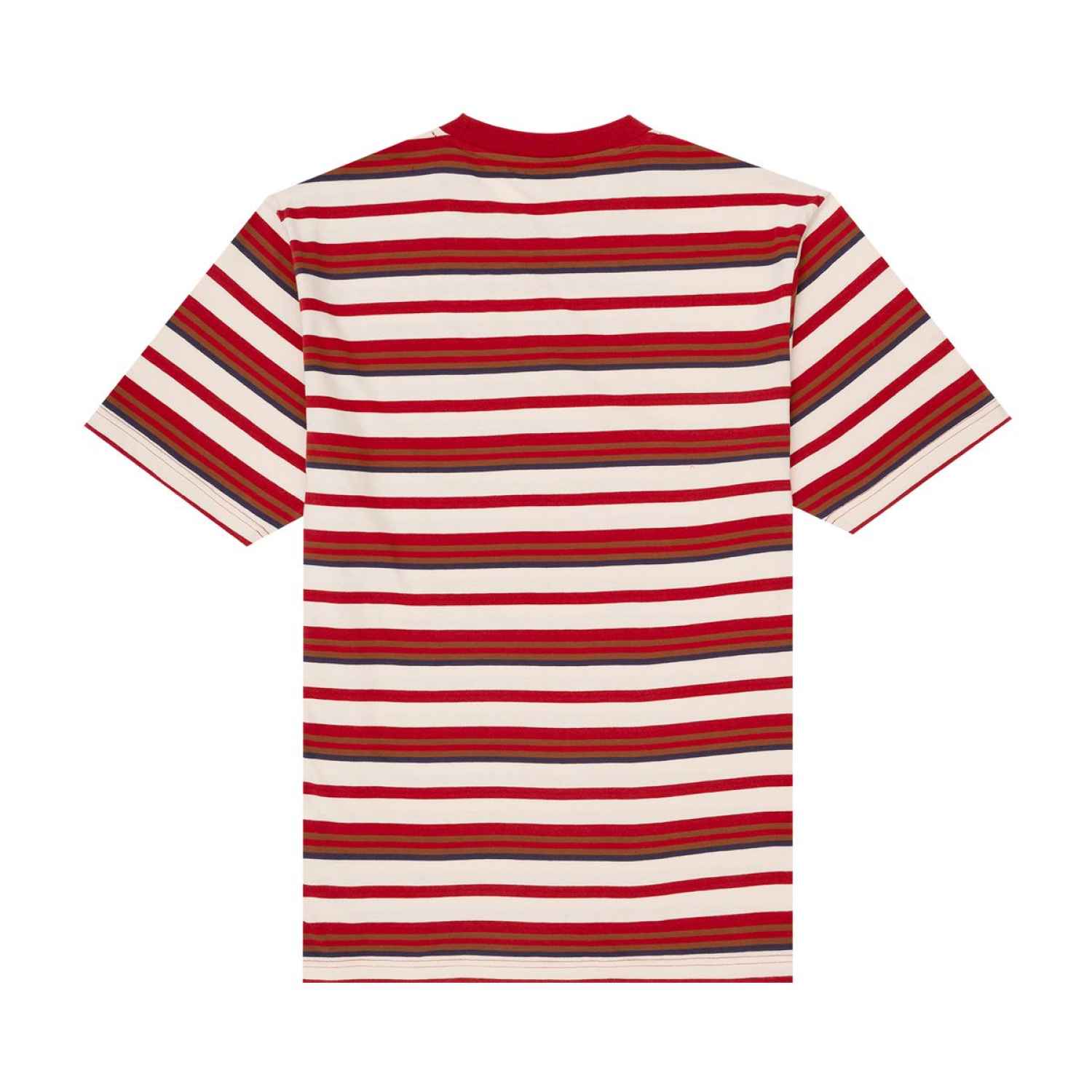 Parlez Ashby YD Stripe T-Shirt - wine stripe XXL