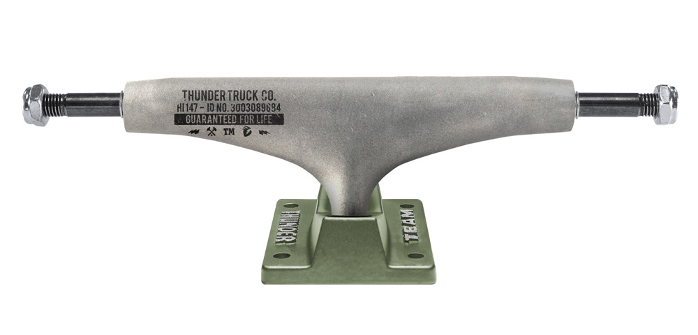 Thunder Trucks Skateboard Achse Hi Foundry Selects Raw/Army 147