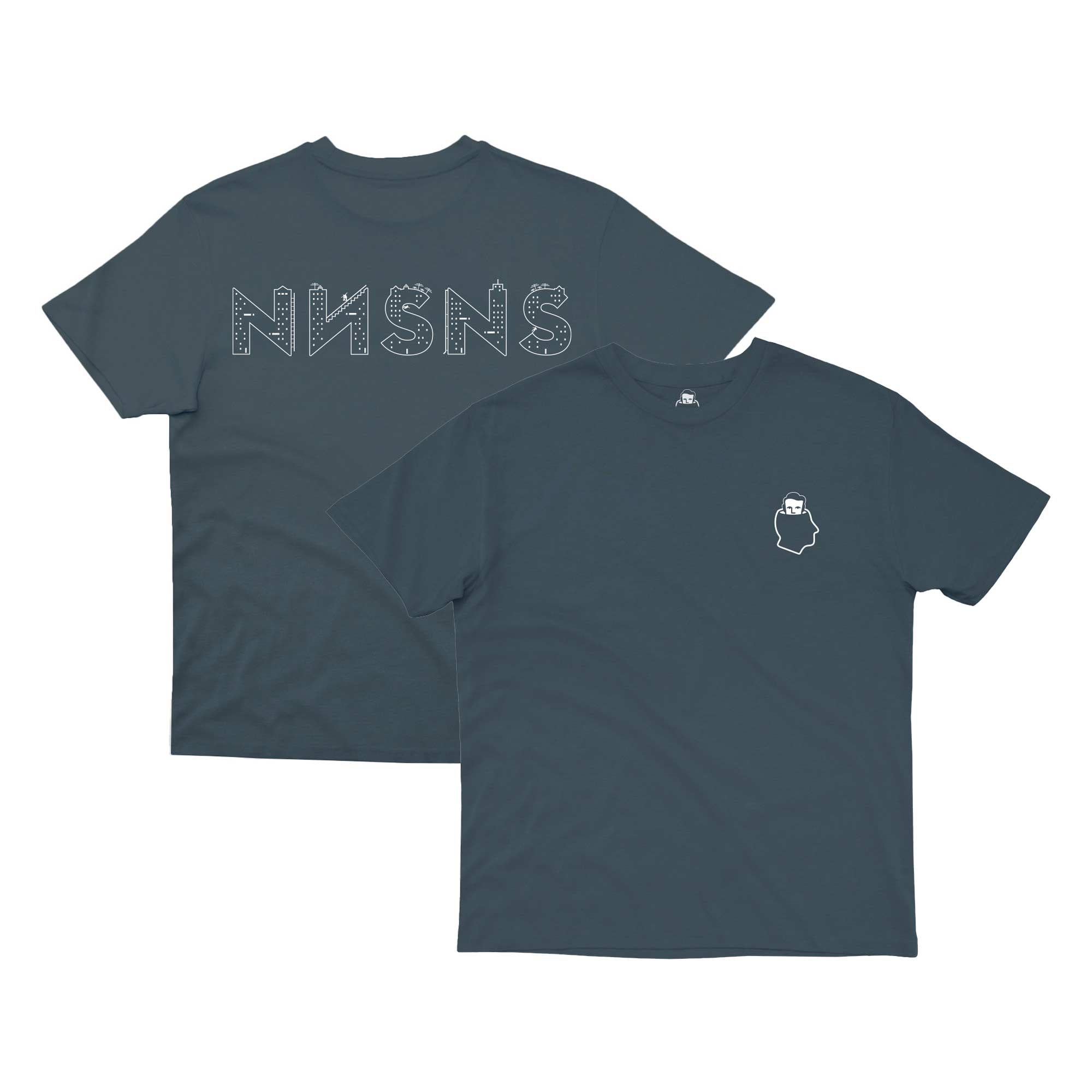 NNSNS T-Shirt CITY OF NNSNS, steel XL