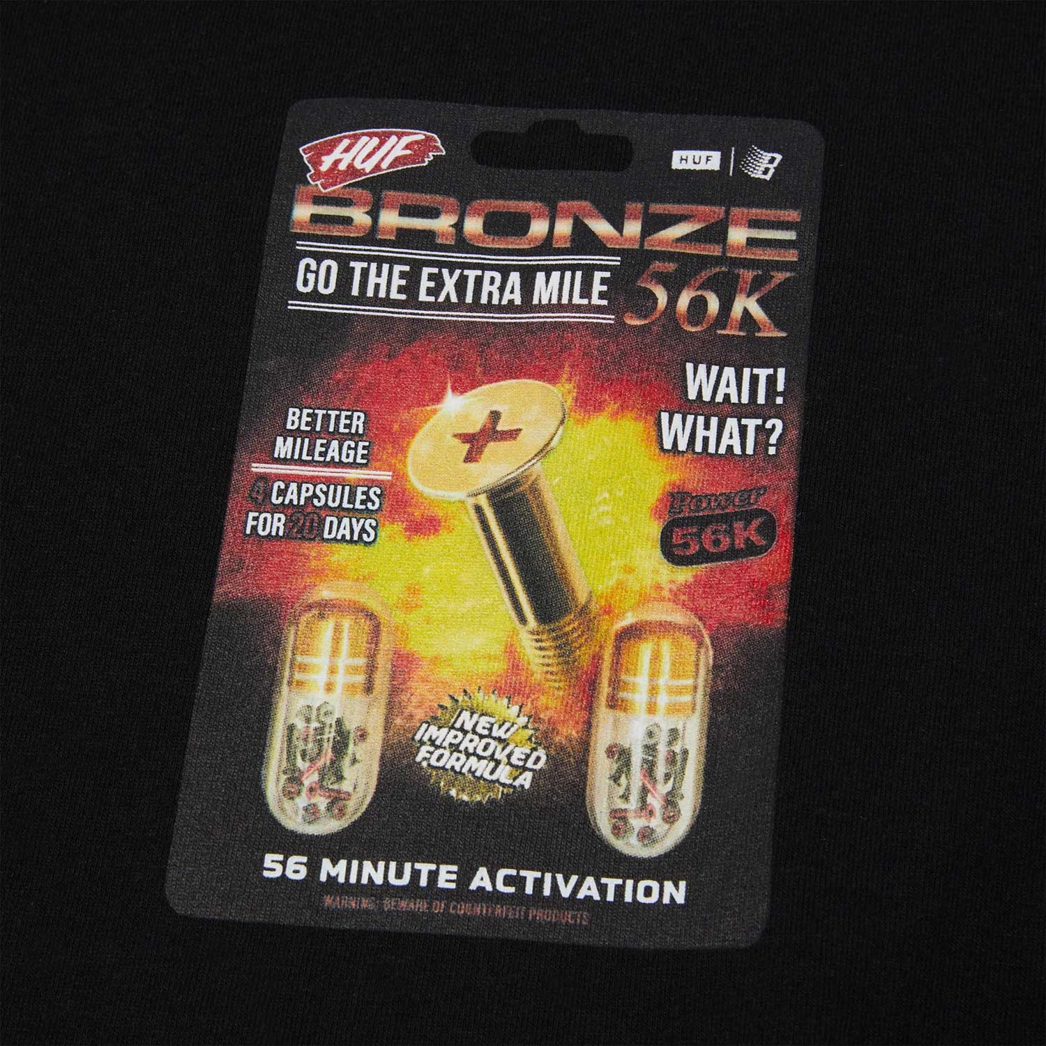 HUF Enhanced T-Shirt - black S HUF Enhanced T-Shirt - black XXL