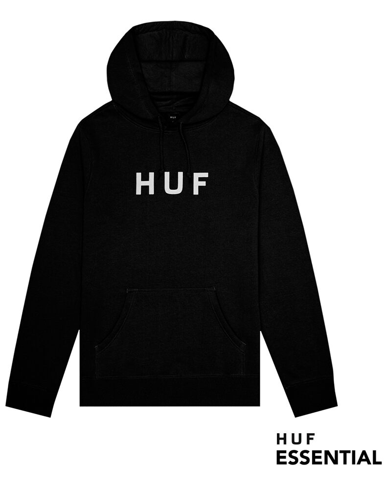 HUF Essentials OG Logo Hoodie black XXL