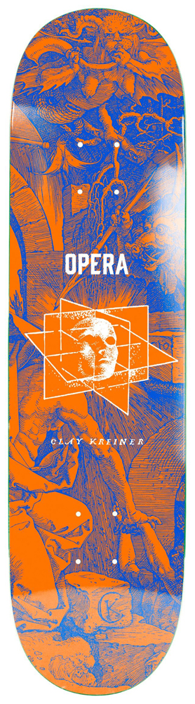 Opera Skateboard Deck Kreiner Dimensions 8,50 Opera Skateboard Deck Kreiner Dimensions 8,50