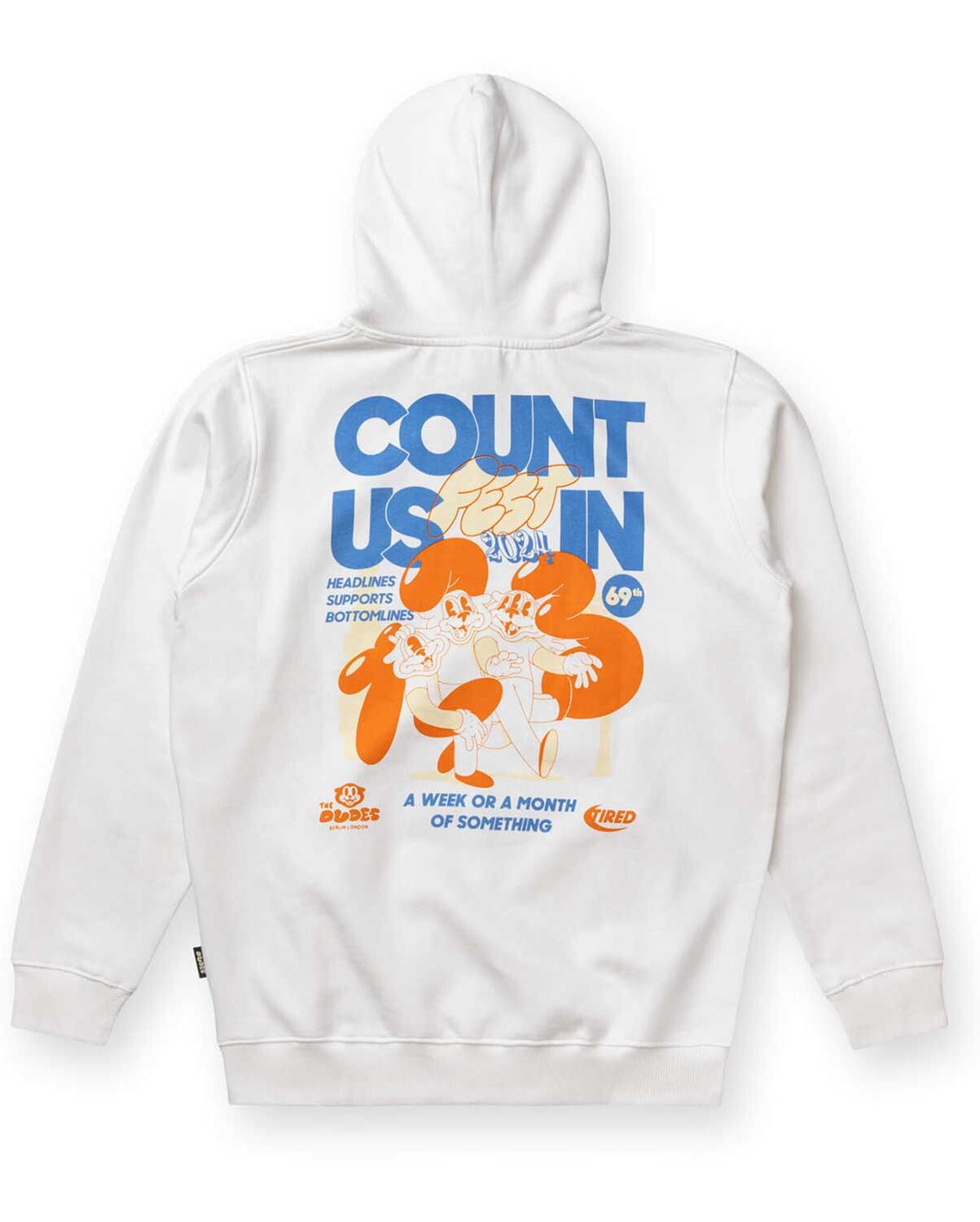 The Dudes Count Us In Hoody - off-white S The Dudes Count Us In Hoody - off-white XXXL