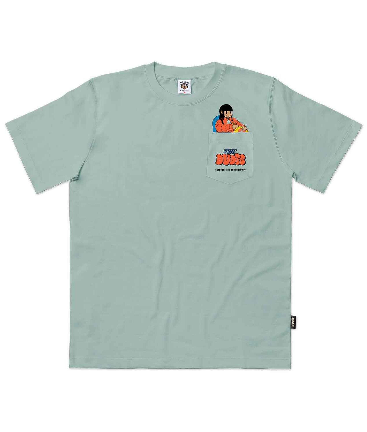 The Dudes Pocket Climber T-Shirt - aloe S The Dudes Pocket Climber T-Shirt - aloe XXXL