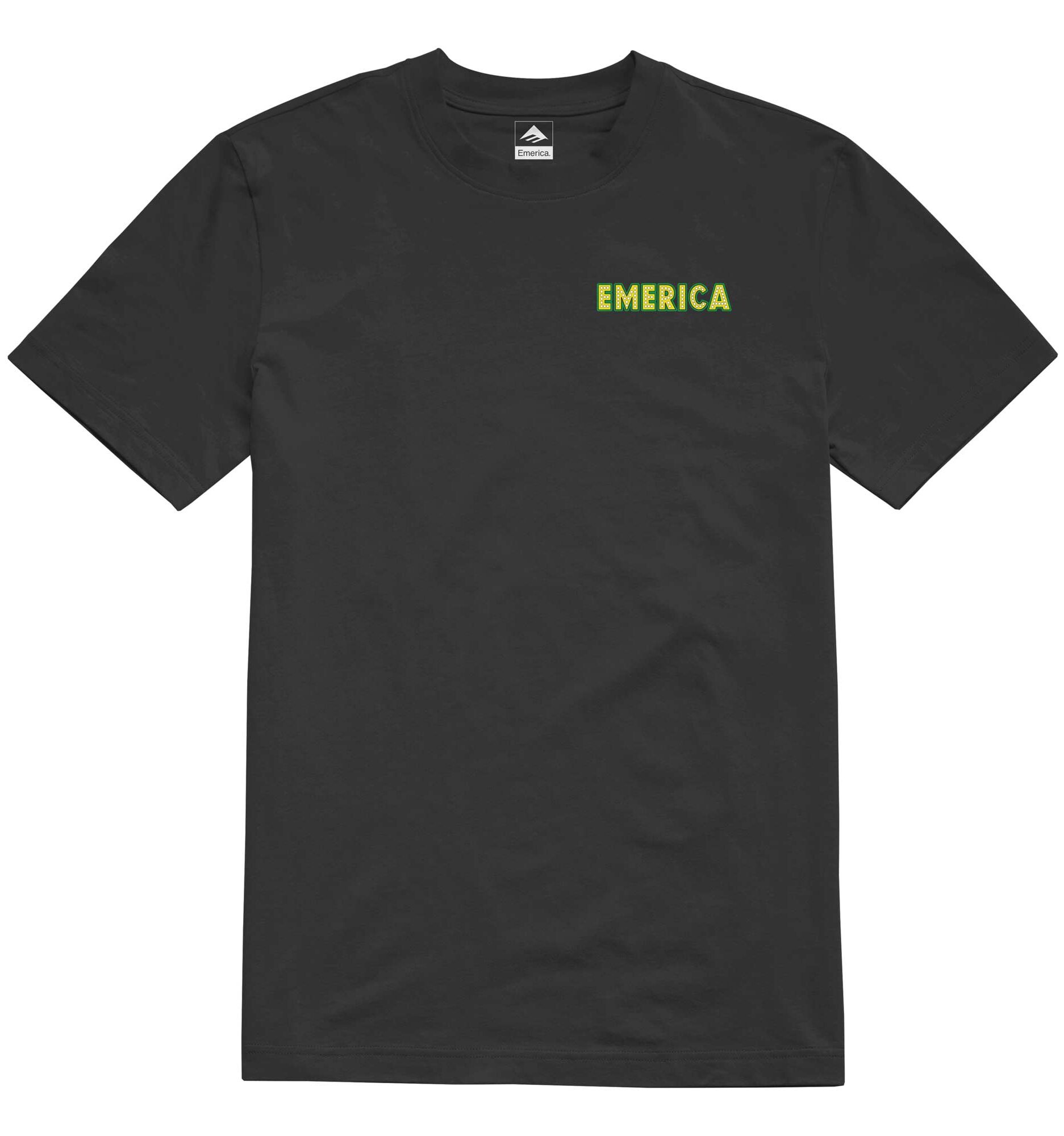 EMERICA T-Shirt SHAKE JUNT PURE LIGHTS black EMERICA T-Shirt SHAKE JUNT PURE LIGHTS, black XL