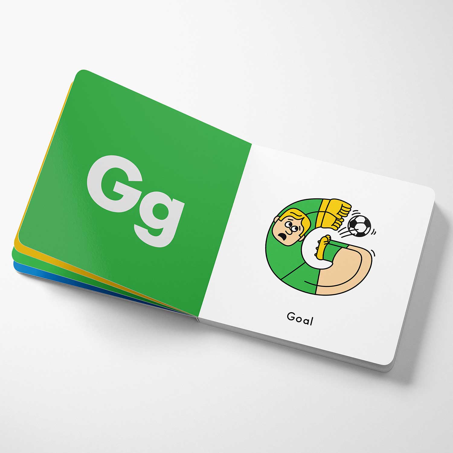 Awesome ABC Football ABC Book - Multicolor