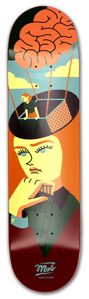 MOB Skateboards Brains Deck - 8.0 MOB Skateboards Brains Deck - 8.0