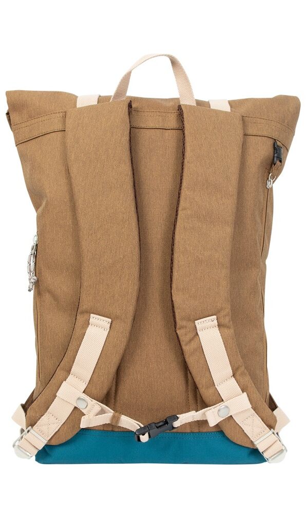Doughnut Christopher Euro Rucksack Rolltop Rucksack - khaki x teal