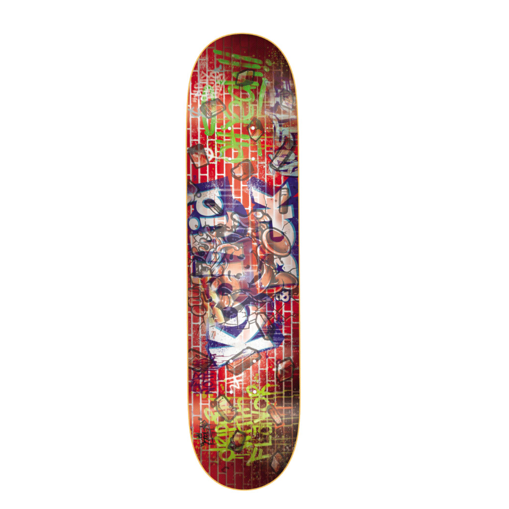 DGK Crash (Lenticular) Deck - 8.0