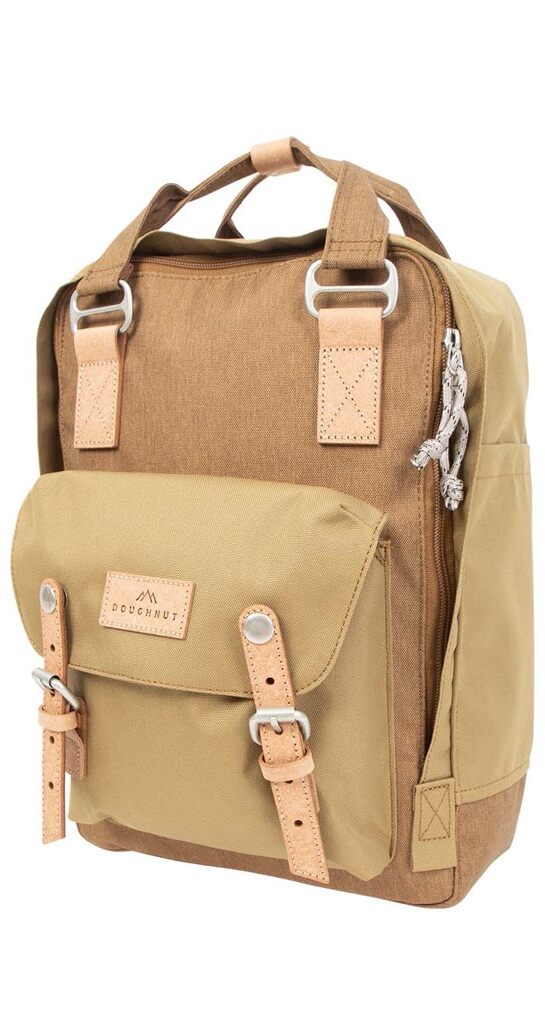 Doughnut Macaroon Euro Series Rucksack - khaki x camel