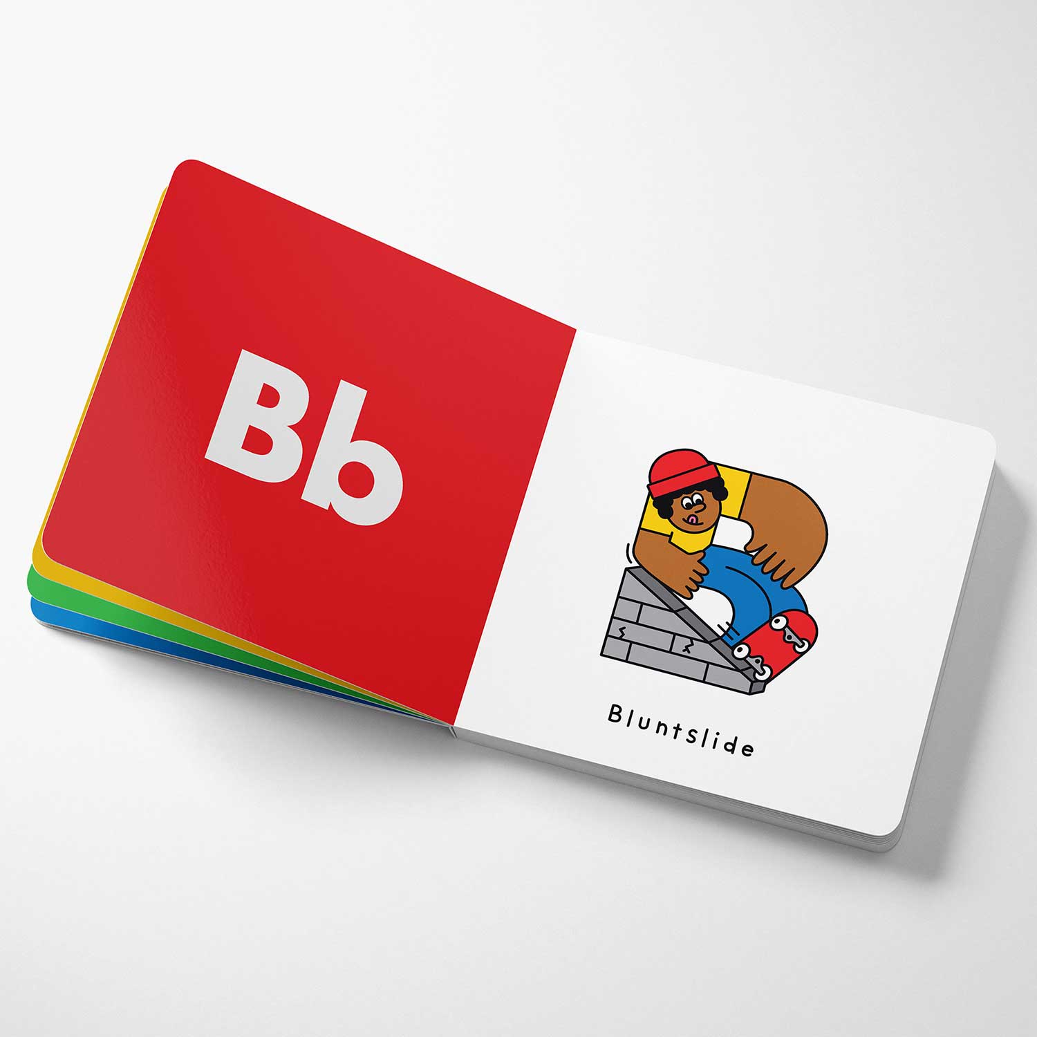 Awesome ABC Skateboard ABC Book - Multicolor