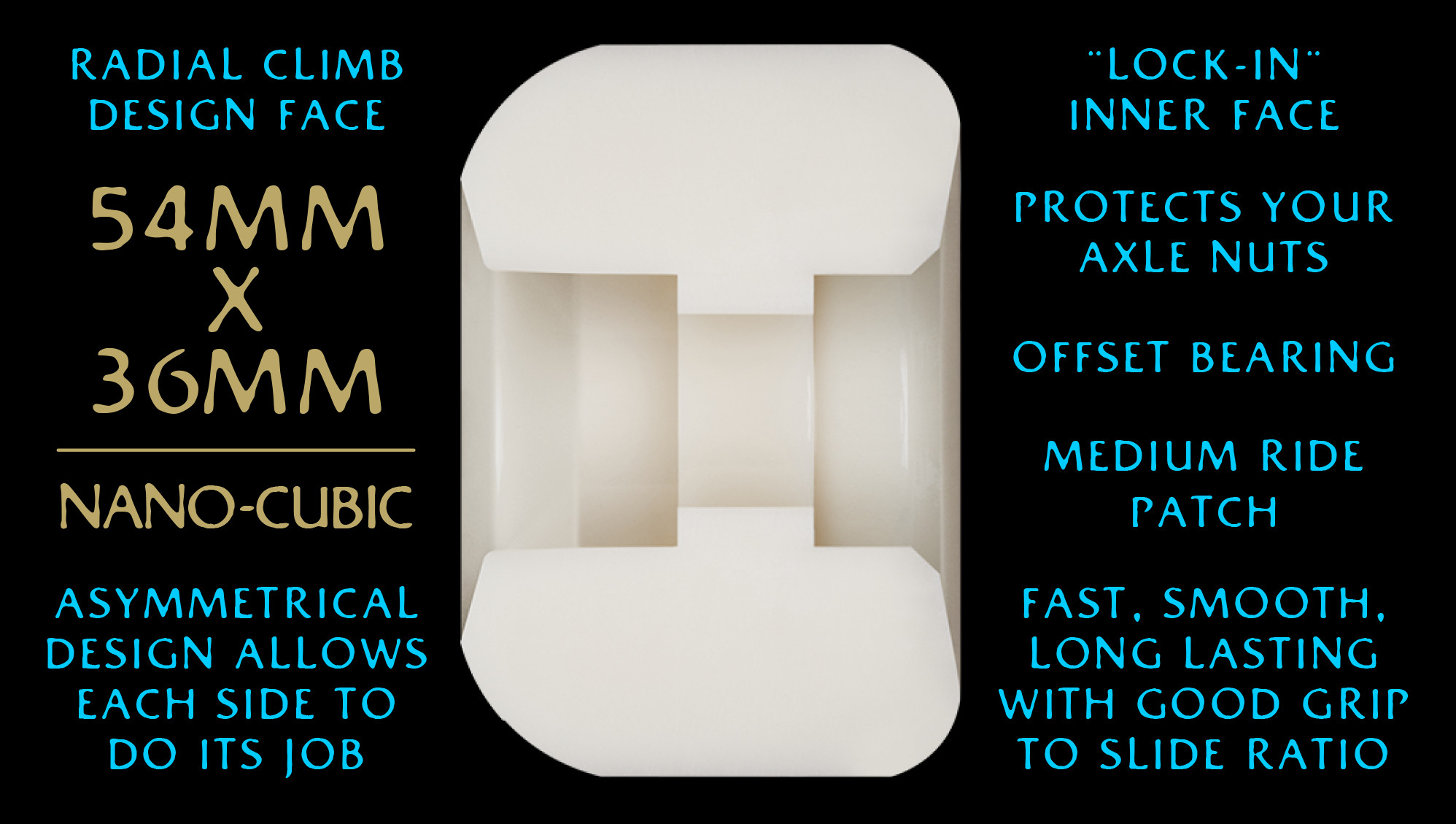 Powell-Peralta Rollen Dragons Nano Cubic 97A 54mm Powell-Peralta Rollen Dragons Nano Cubic 97A 54mm