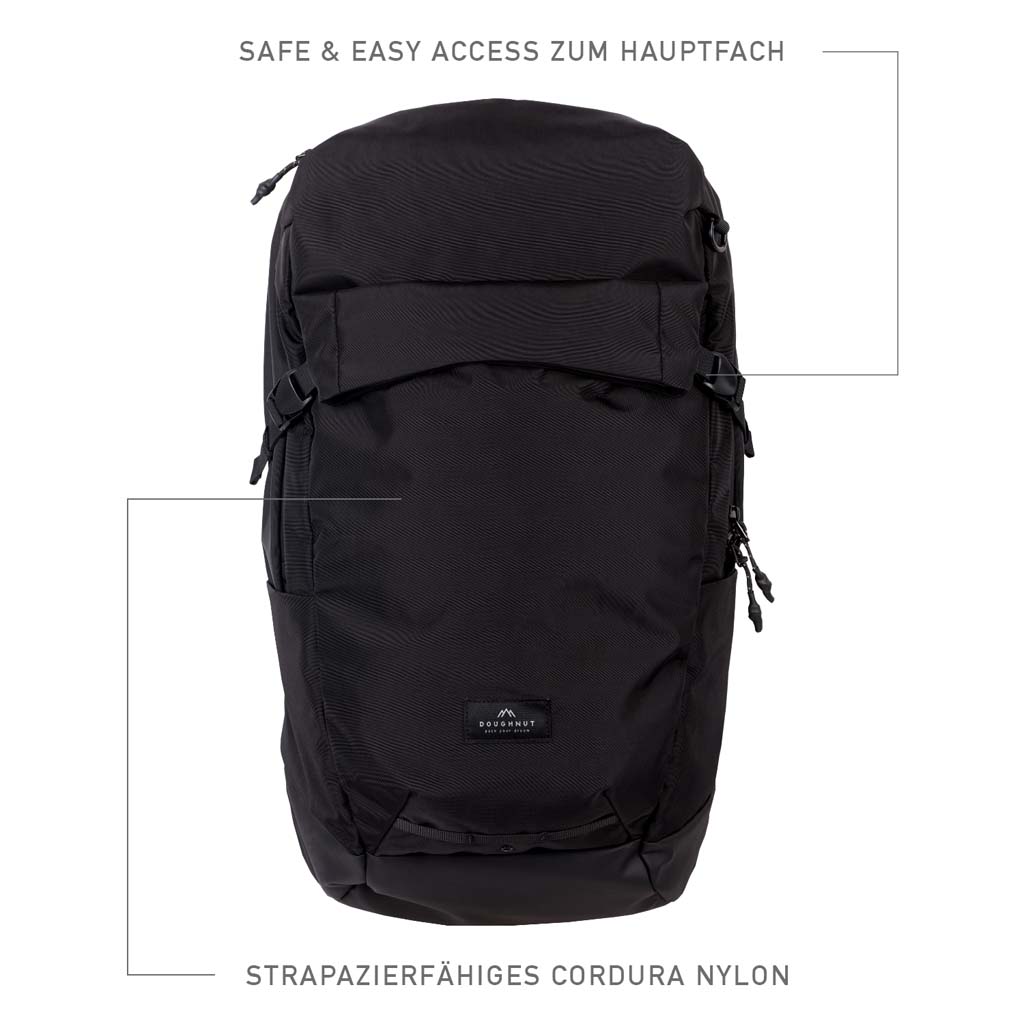 Doughnut Astir Rucksack - black