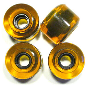 Blank Longboard Wheels Clear Yellow 70mm 82a Blank Longboard Wheels Clear Yellow 70mm 82a