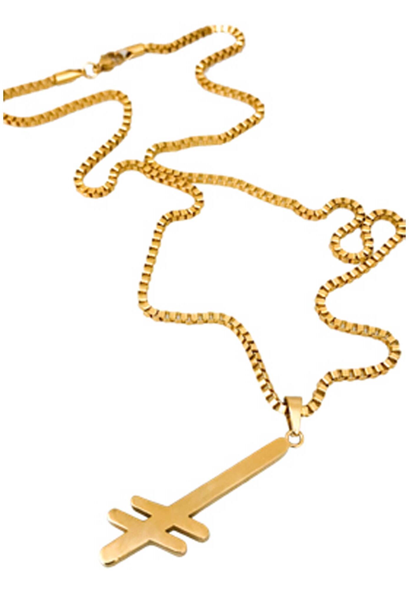 DEATHWISH Necklace GANG LOGO, gold DEATHWISH Necklace GANG LOGO, gold