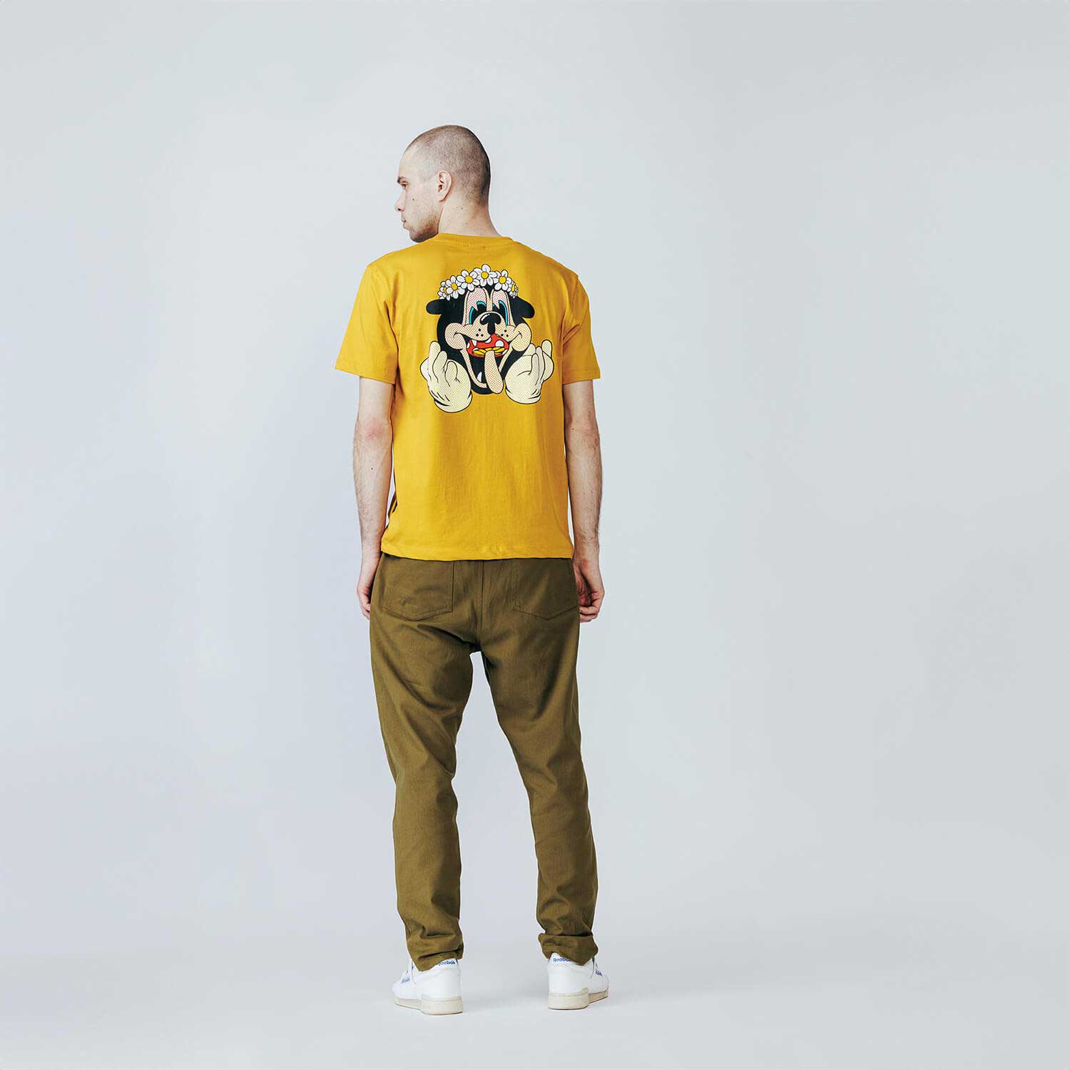 The Dudes Mid Summer T-Shirt - ochre XS The Dudes Mid Summer T-Shirt - ochre XXXL