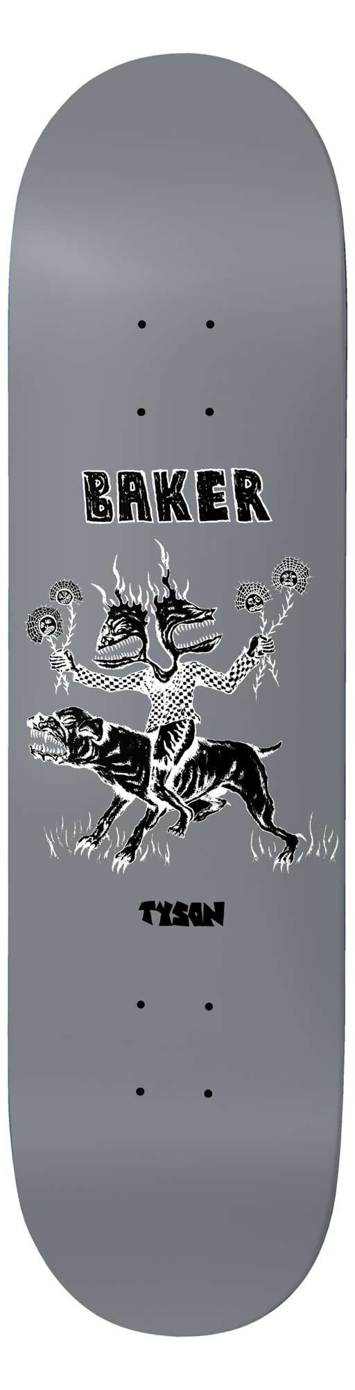 BAKER Deck MISTY FLIP JUDO CHOP TP 8.38, grey 8.4