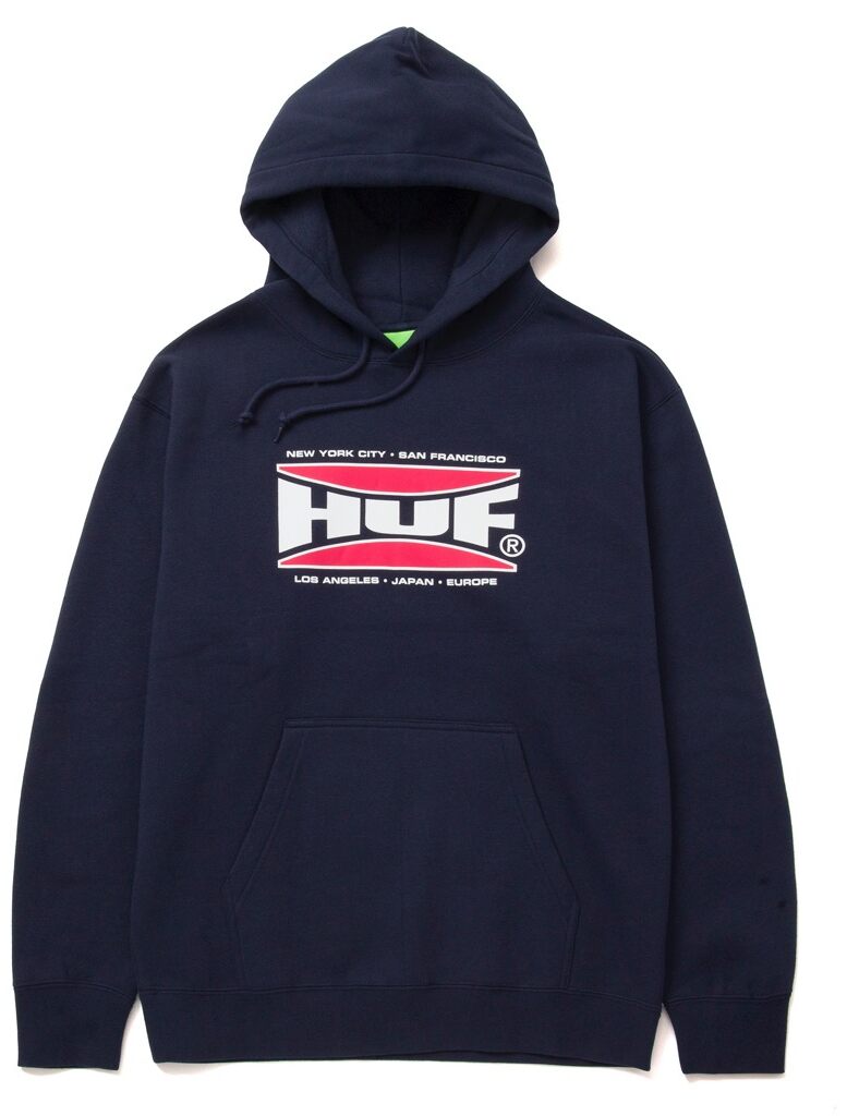 HUF Bolt Hoodie - navy XXL