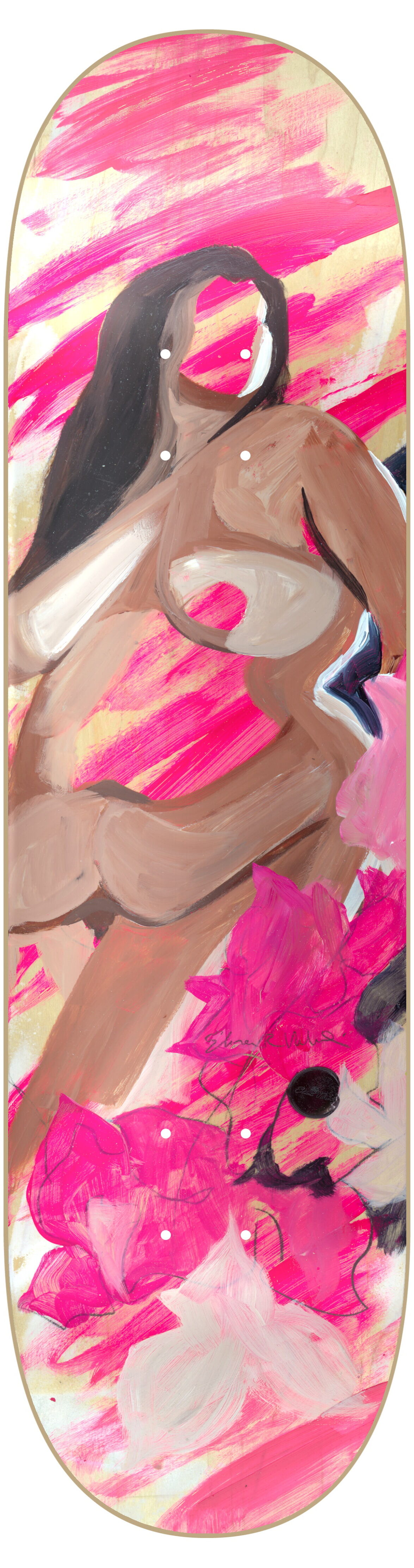 Curare Elisa Valenti Art Print #1 LTD Skateboard Deck