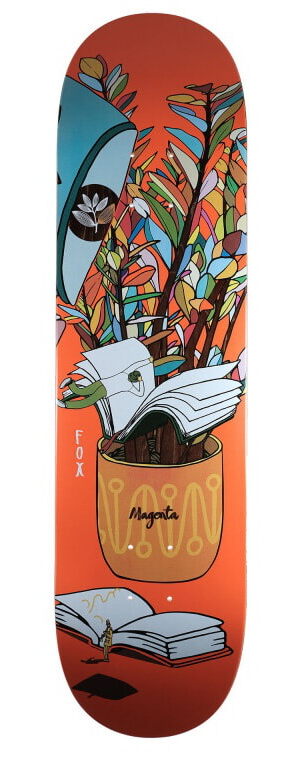 Magenta Glen Fox Lucid Dream Skateboard Deck 8.0