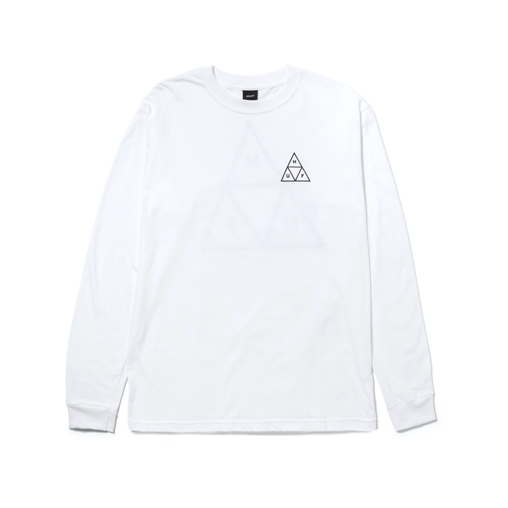 HUF Set Triple Triangle Longsleeve - white XXL