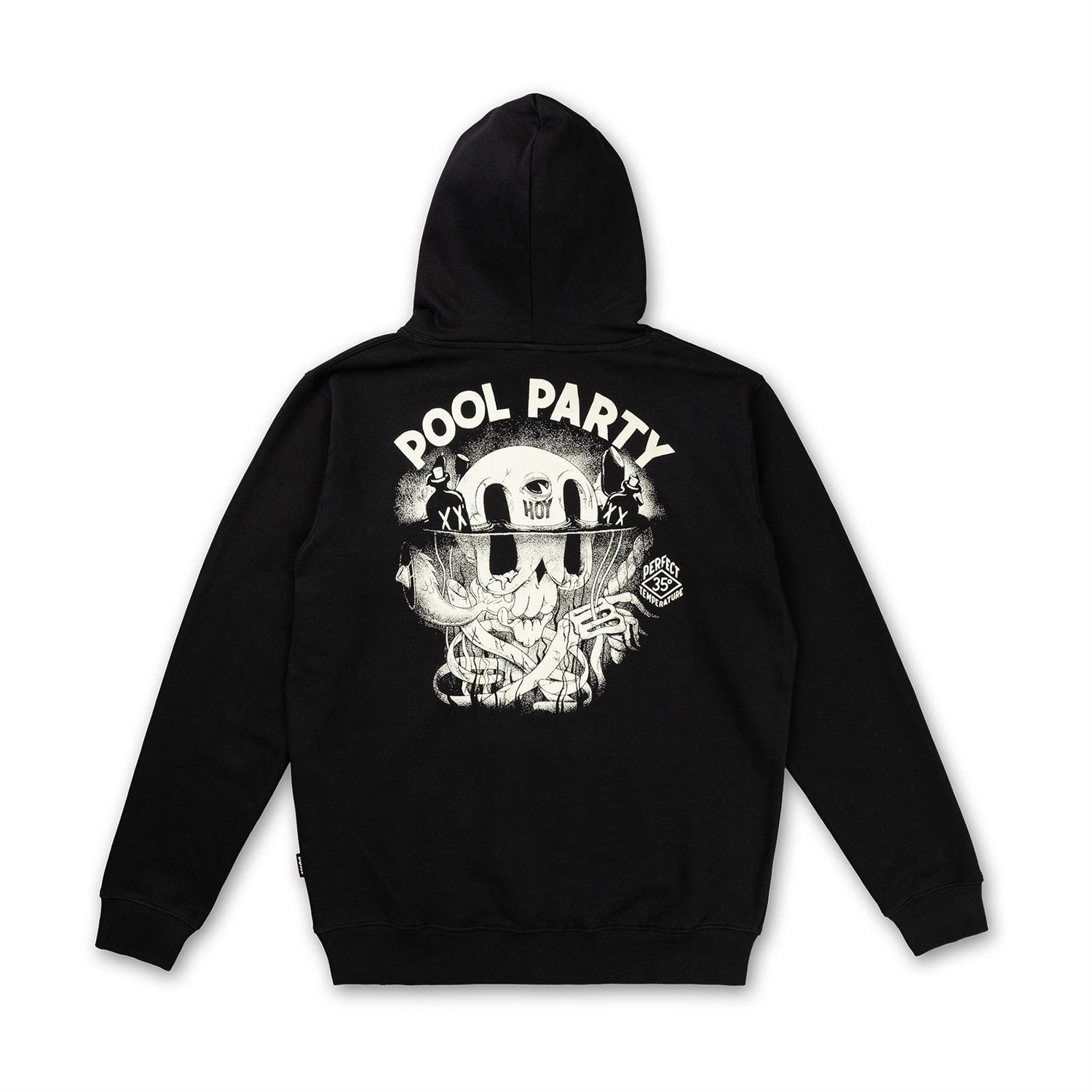 The Dudes Pool Party Hoody - black The Dudes Pool Party Hoody - black XL