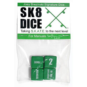 Sk8Dice Manuals Skate Dice Dice Game