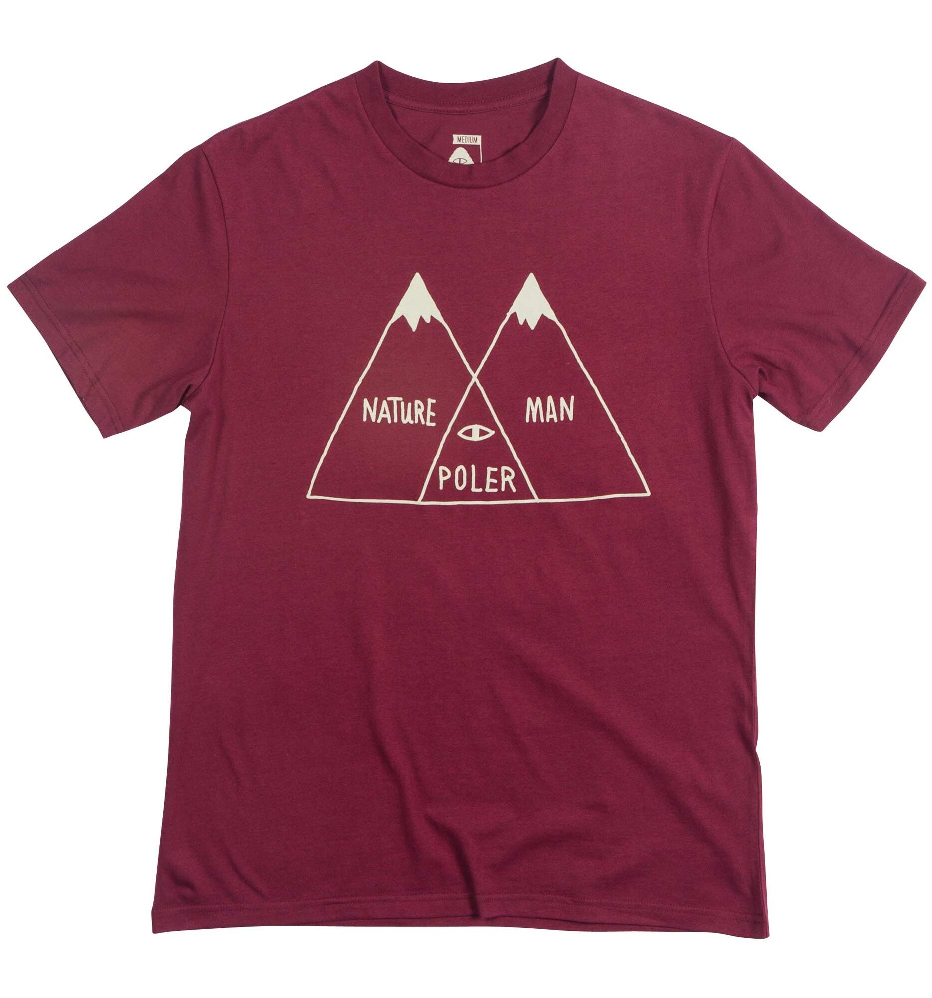 POLER T-Shirt VENN DIAGRAM (MEN) sweet berry wine POLER T-Shirt VENN DIAGRAM (MEN), sweet berry wine L